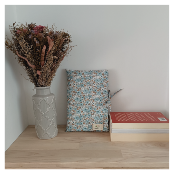 Pochette fleurs bleues 1 Pochette fleurs bleues