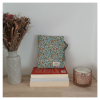 Pochette fleurs kaki 1 Pochette à livre de poche fleurs kaki