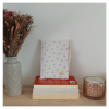 Pochette marguerite rose 1 Pochette à livre de poche marguerite rose