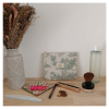Pochette toile dejoy verte 1 Trousse plate toile dejoy verte