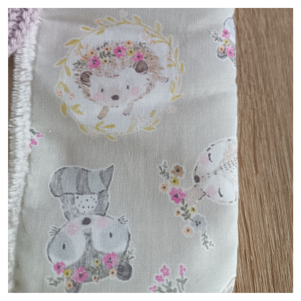 Coton animaux de la forêt