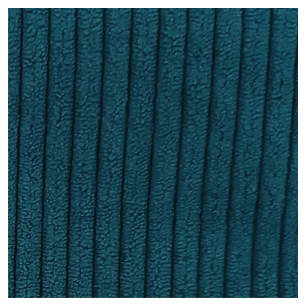 Velours côtelé bleu canard