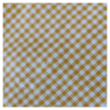 Grand carré visage Coton vichy petits carreaux moutarde Grand carré visage Coton vichy petits carreaux moutarde