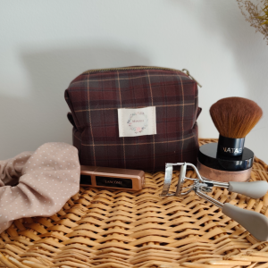 Trousse make-up tartan Ned 1 Trousse make-up tartan Ned